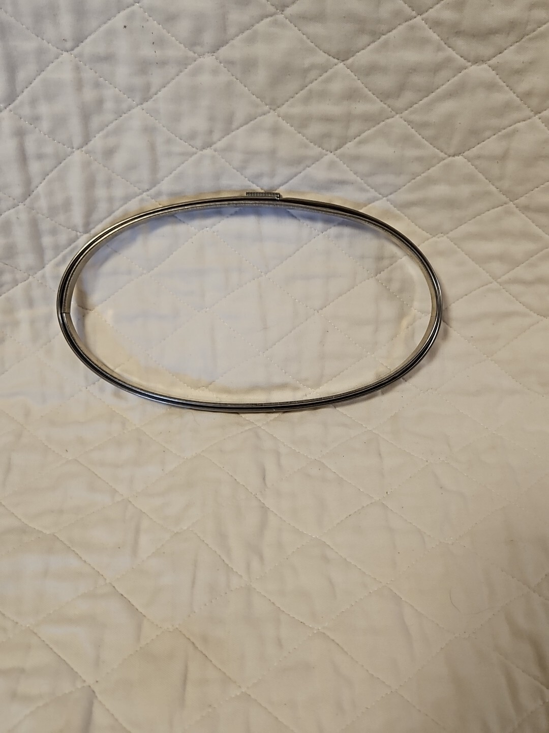 Vintage Embroidery Quilting  Hoop Metal With Cork Lining 9 Inches