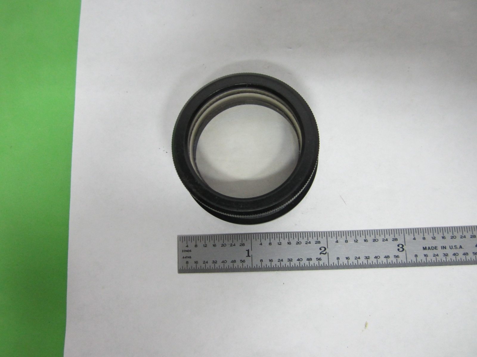 MICROSCOPE PART BAUSCH LOMB 0.5X OBJECTIVE STEREO OPTICS AS IS BIN#R7-06ii