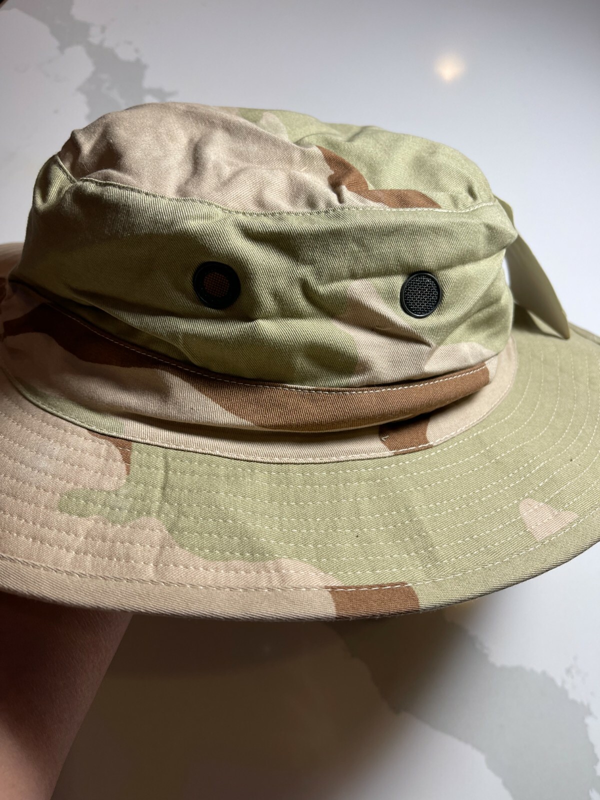 WHITEWATER HAT SUN HOT WEATHER VENTED BOONIE MILITARY CAMO DCU DESERT ADJUSTABLE