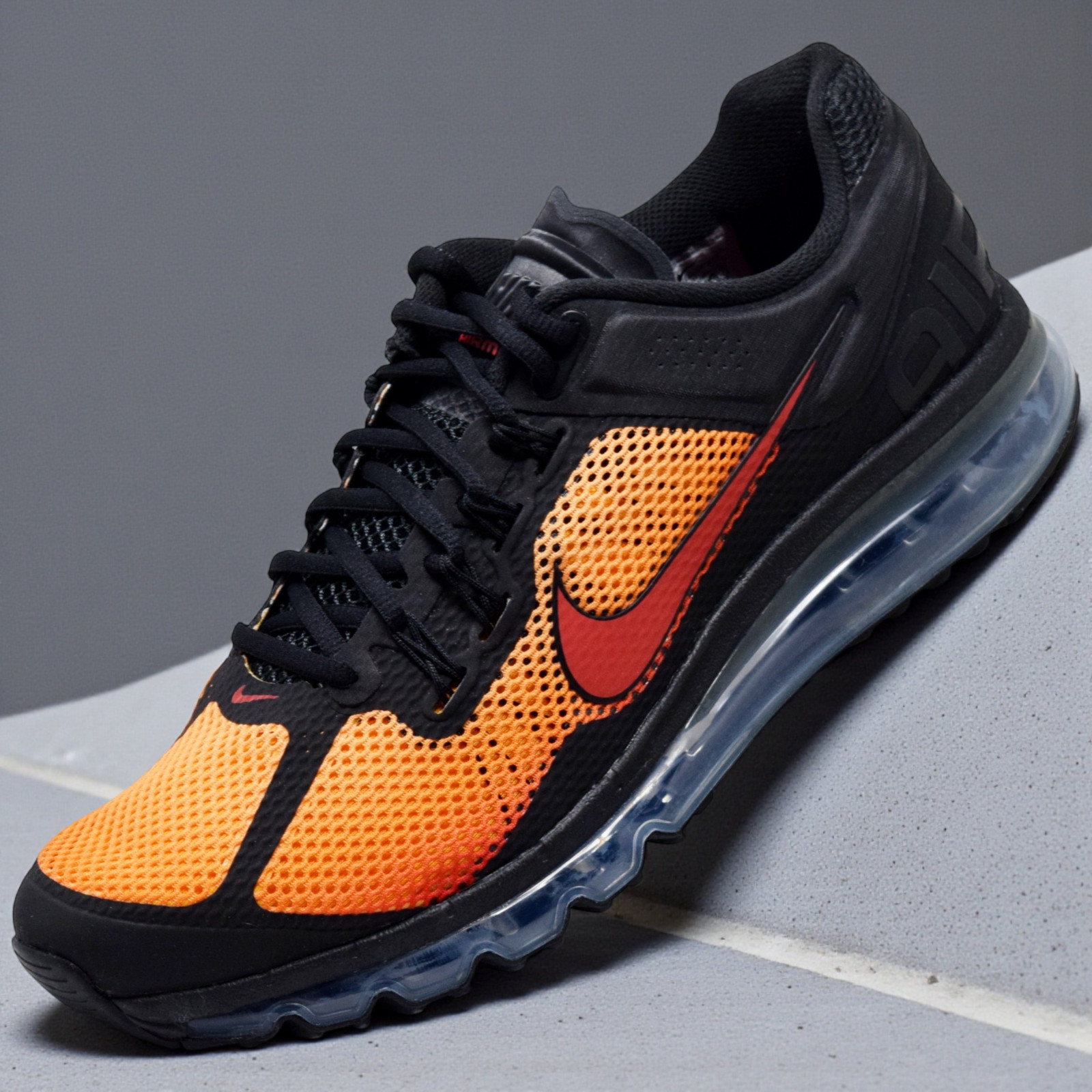 Nike Air Max 2013 Black Bright Ceramic Pimento HF4887-873 Men's Sizes NEW