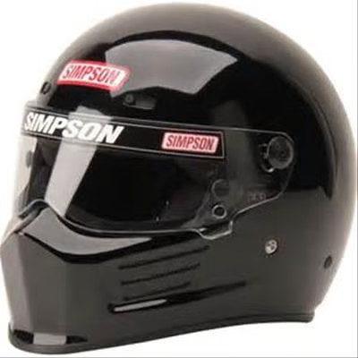Simpson Racing 7210002 SA2020 Super Bandit Racing Helmet Adult XS Black