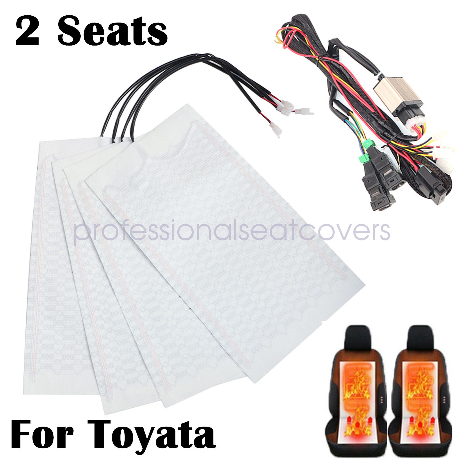 2Seats Heated Seat Kit,Seat Heater For Toyota Tacoma Tundra Corolla 4runner