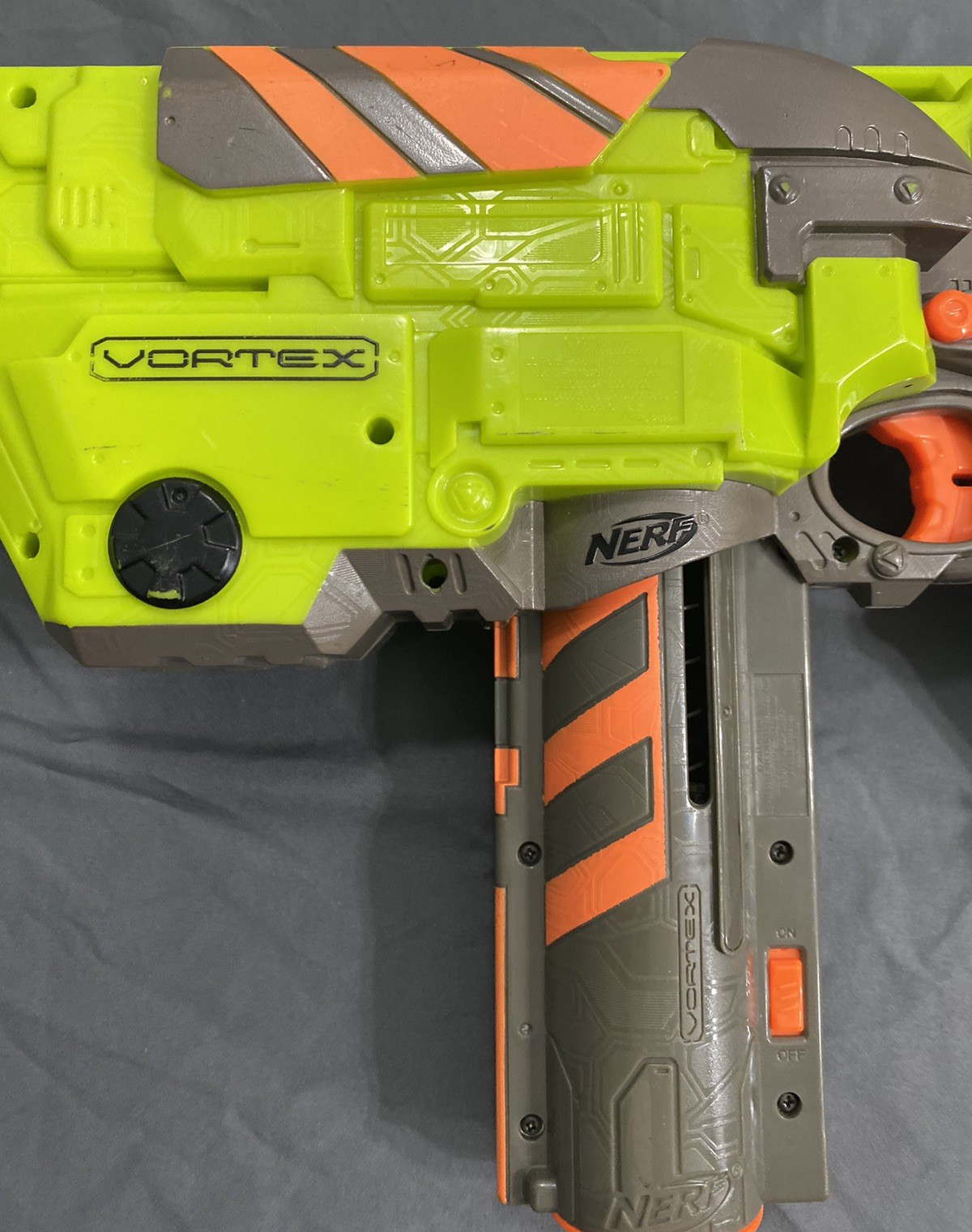 Nerf Vortex Lumitron Disc Blaster Untested And Nerf Disc Blaster Pistol