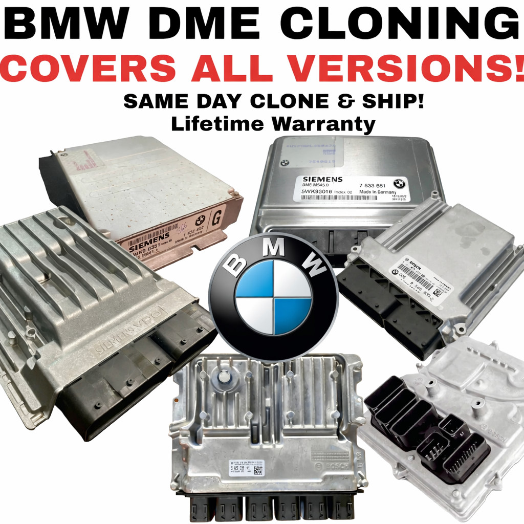 BMW & MINI ALL DME (ECU) MAIL IN Cloning SERVICE / Same Day Turn around FAST