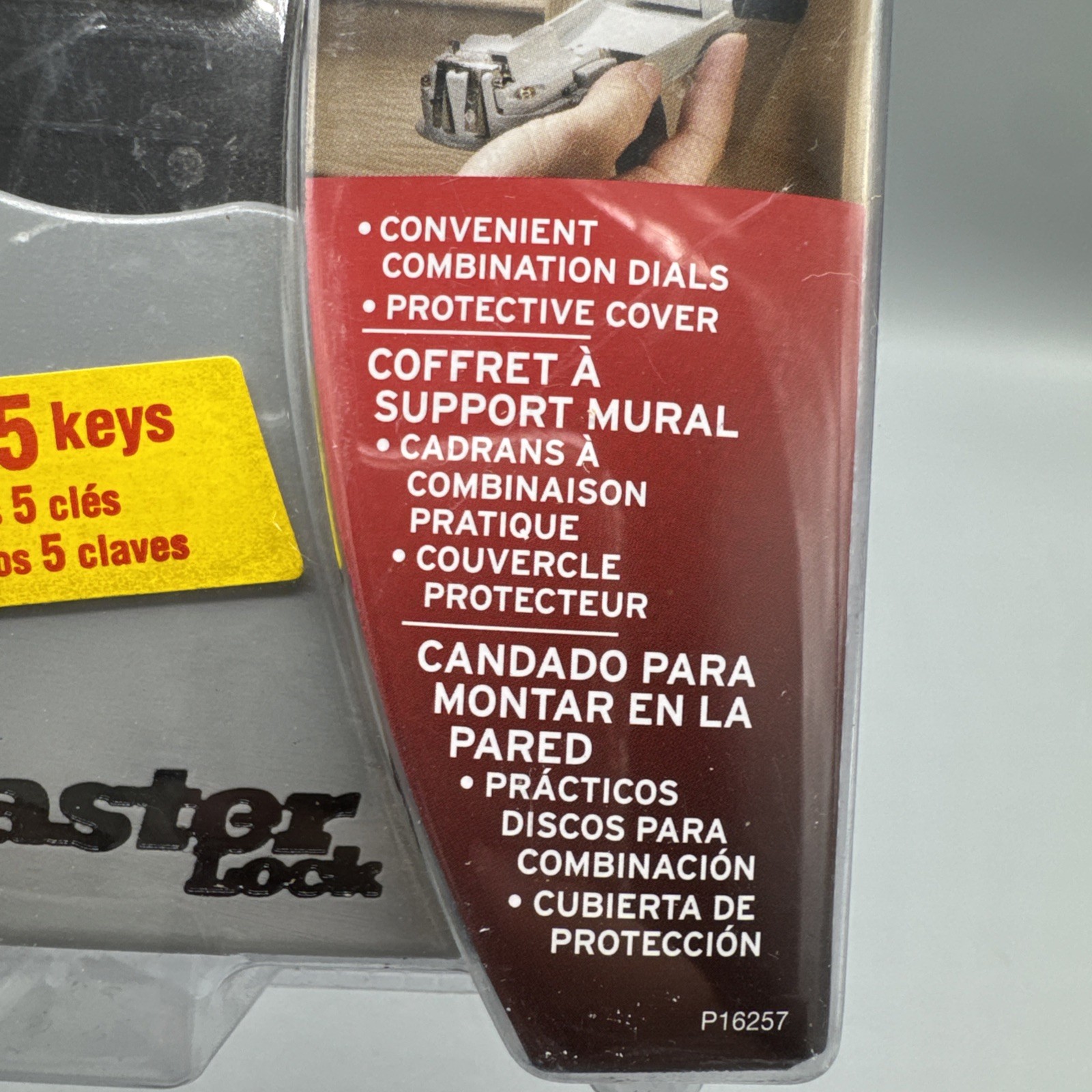 ​Master Lock 5401D Wall Mount Key Safe Lock Box 5-Key Capacity Resettable NEW