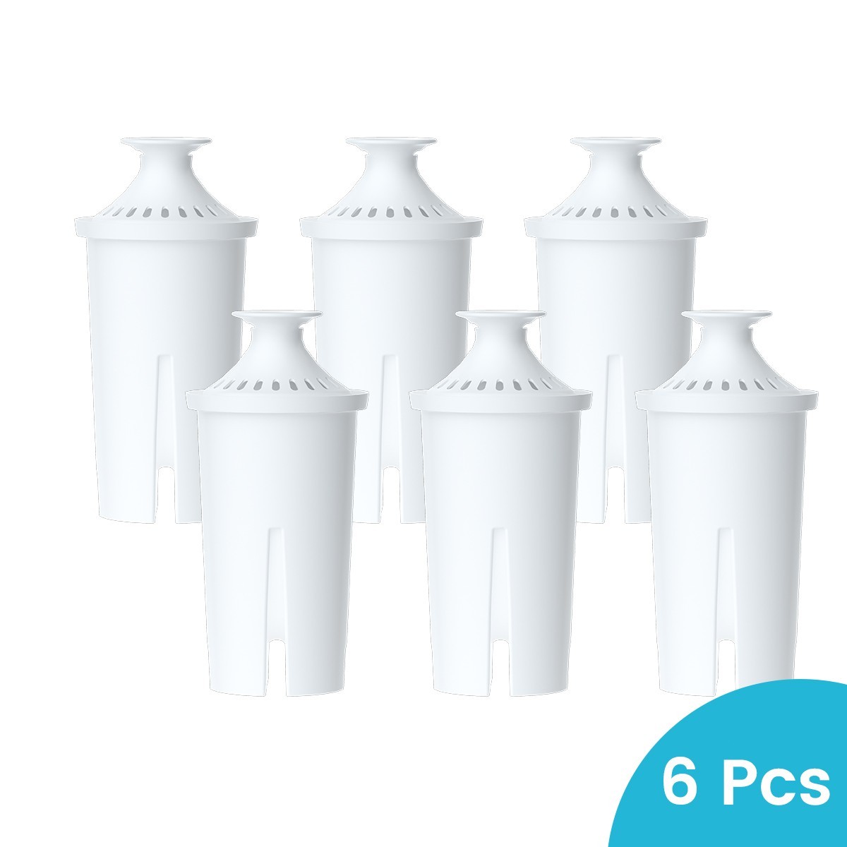 AQUA CREST Replacement for Brita® Pitchers and Dispensers Water Filter (6)