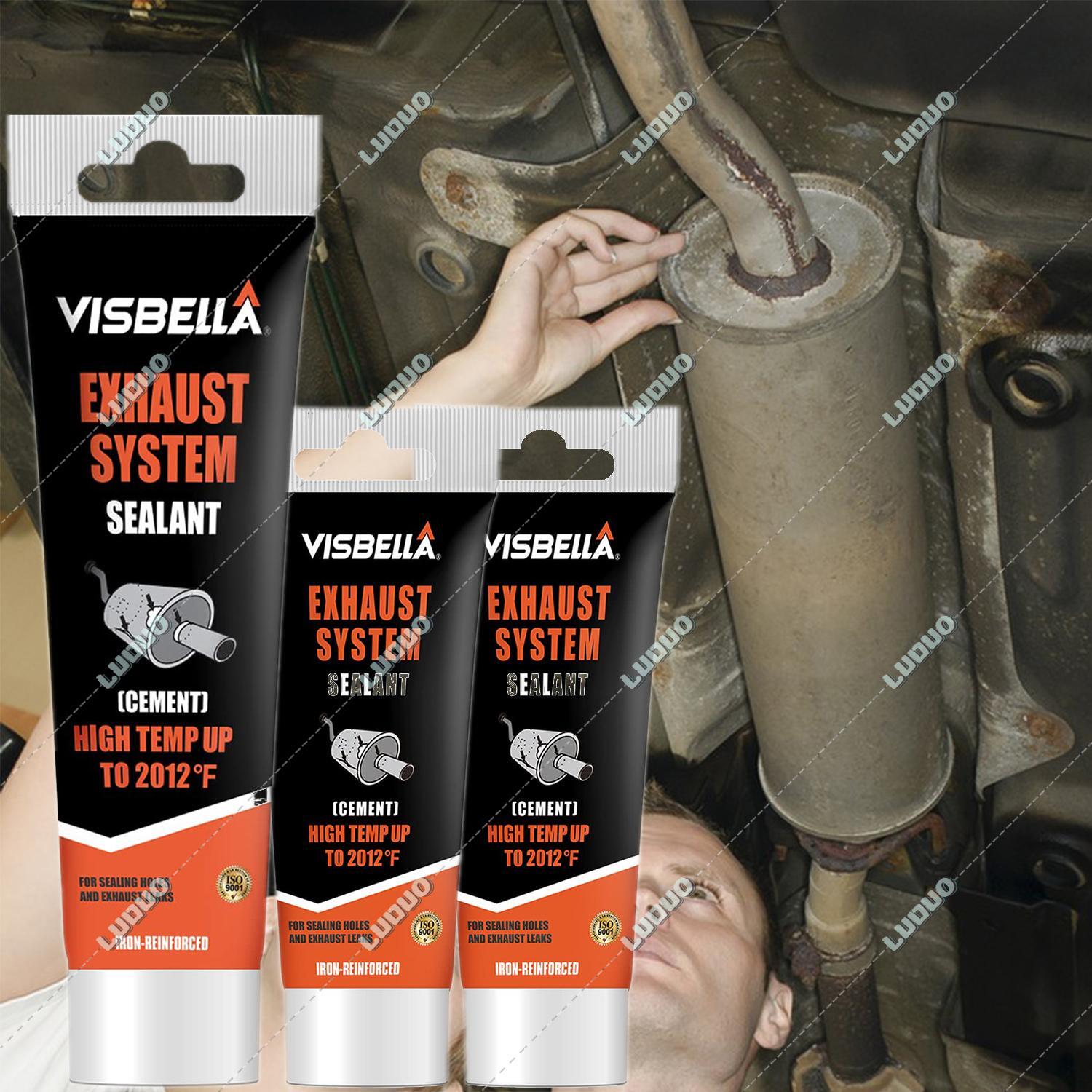 New Car Exhaust Pipe Repair Glue Cement Filler High Temperature Silicone Sealant
