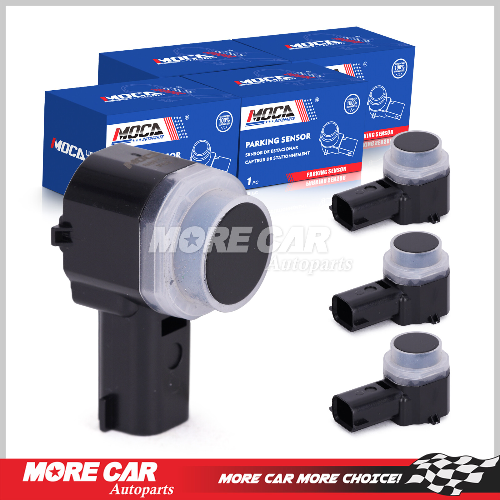 4x Parking Assist Sensor for Buick Enclave Cadillac Chevry Silverado GMC Sierra