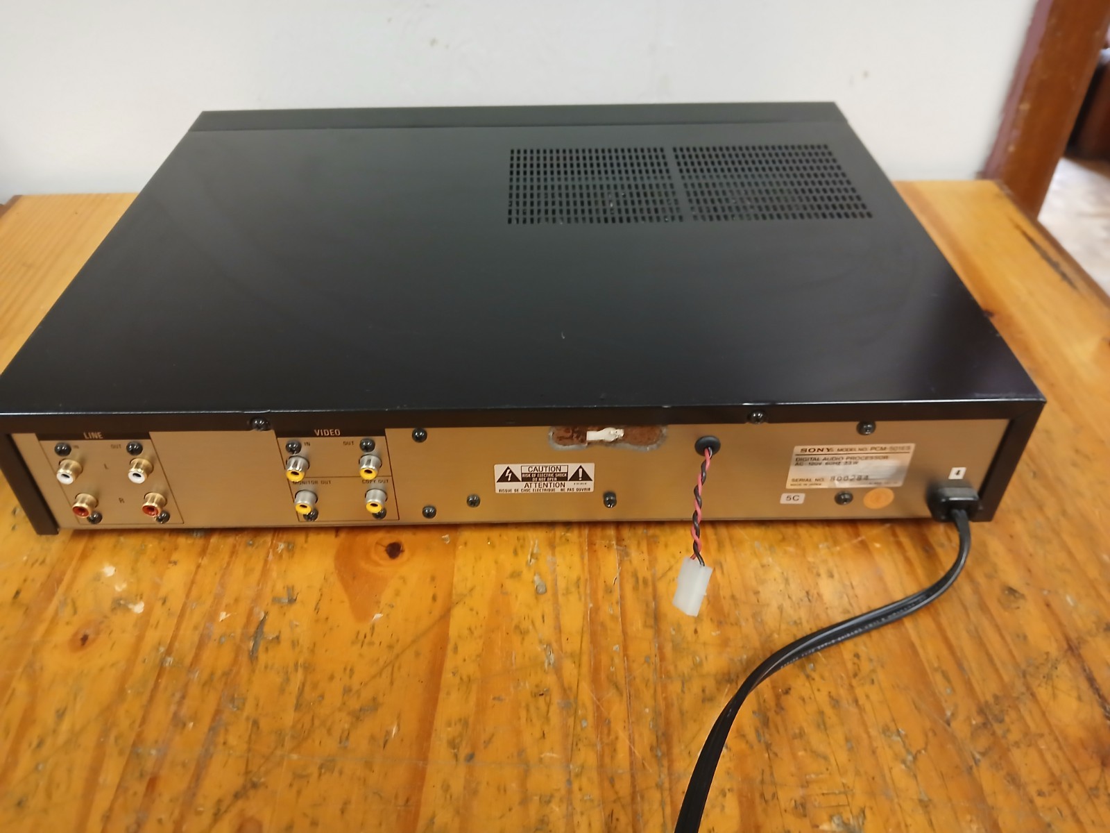 Sony PCM 501 ES Digital Audio Processor A to D