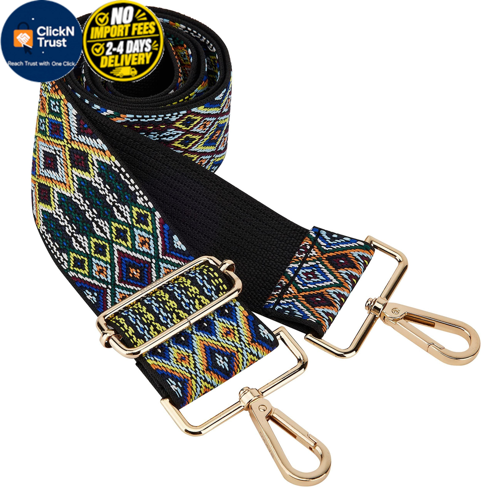 BAKKO Purse Strap Replacement 2" Wide Shoulder for Crossbody Bags B#