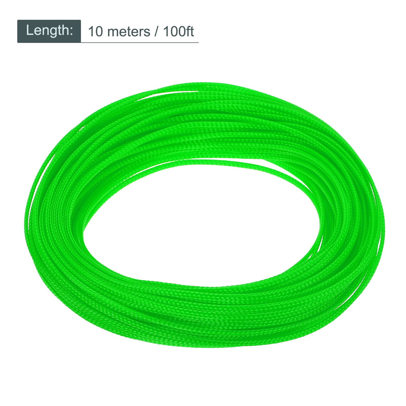 Expandable Sleeving 1/8-inch 100ft Cable Sleeve Green