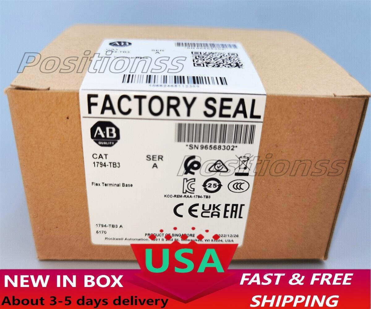AB 1794-TB3 SER A FLEX I/O Terminal Base 1794TB3 Sealed in Box