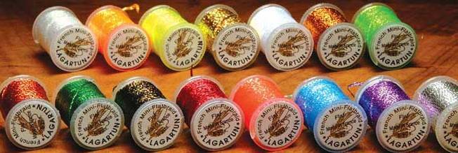 LAGARTUN MICRO TuBRAID in Red -- Spooled Fly Tying