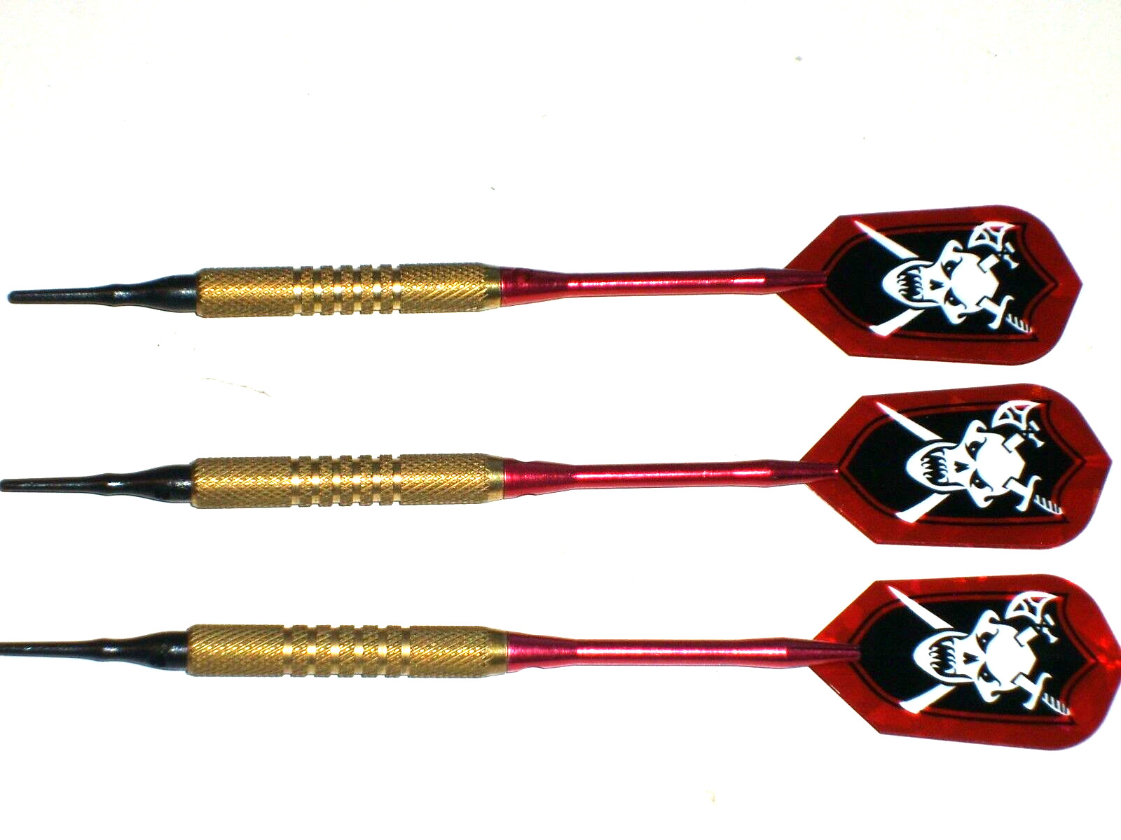 Soft Tip Darts, 12 Gram Brass Used with New Aluminum Shafts and Flights #1578