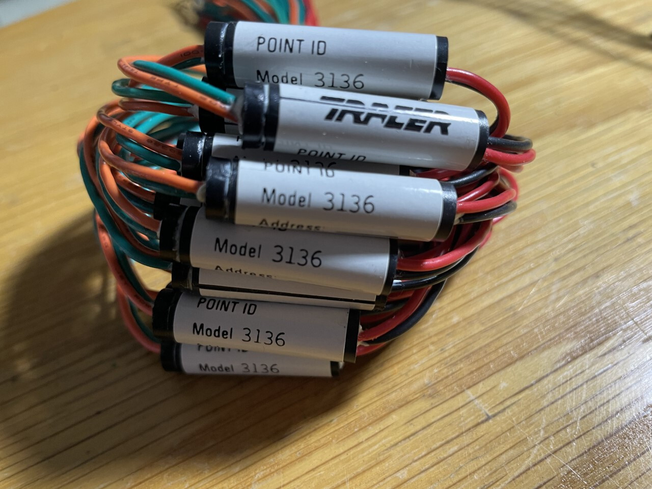 A lot of TWO (2) TRACER Electronics, Input Module Model 3136.