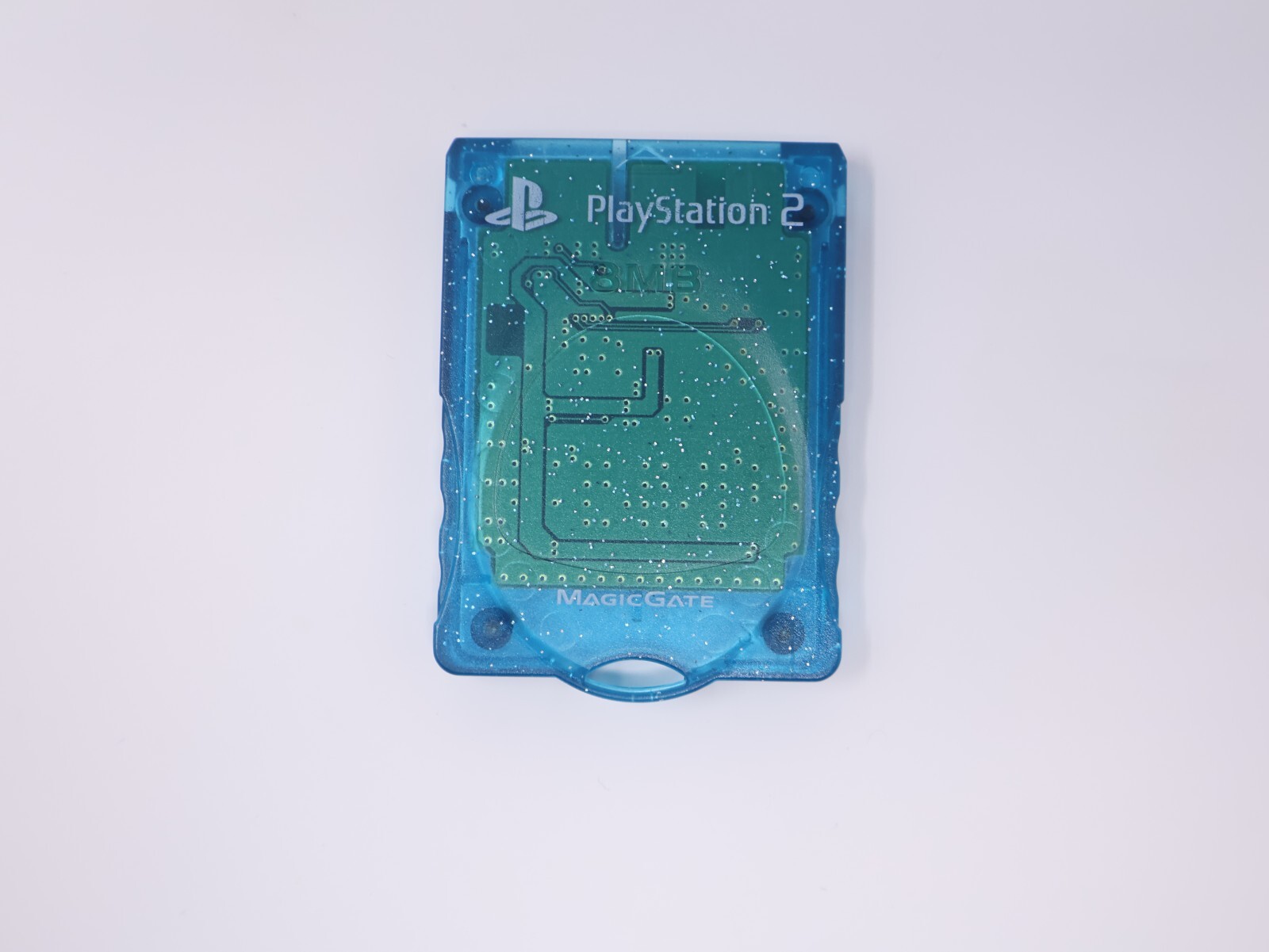 PS2 Memory Card Kotobuki SPARKLING BLUE KMC20J 8MB Playstation 2 US Seller