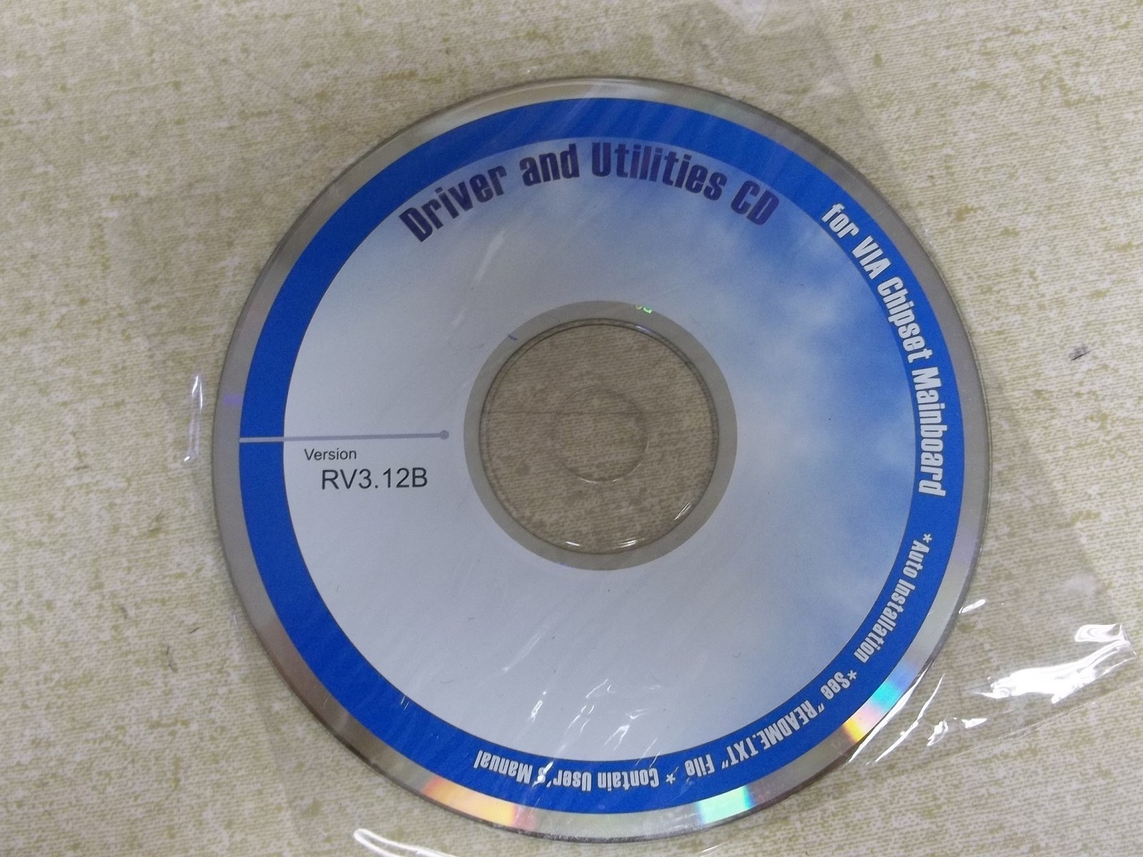 Driver and Utilities CD for VIA Chipset Mainboards Version: RV3.12B *FREE SHIP*