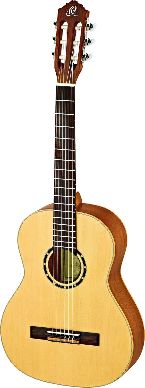Ortega Guitars R121L-3/4 Family Series Left Handed 3/4 Body Size Nylon Classi...