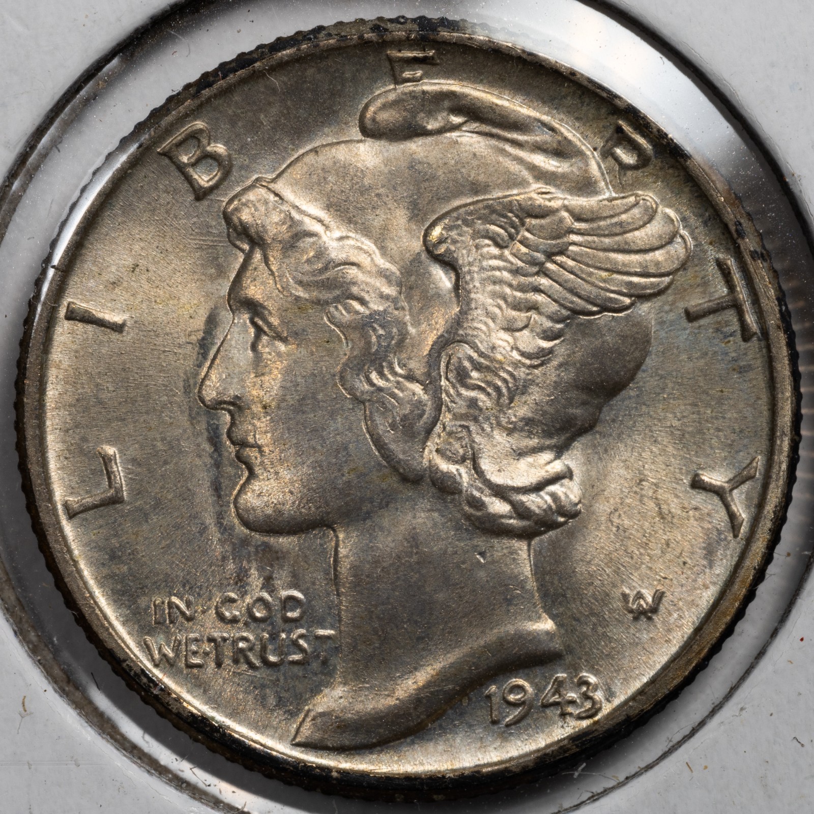 1943-P Mercury Dime Brilliant Uncirculated (BU)