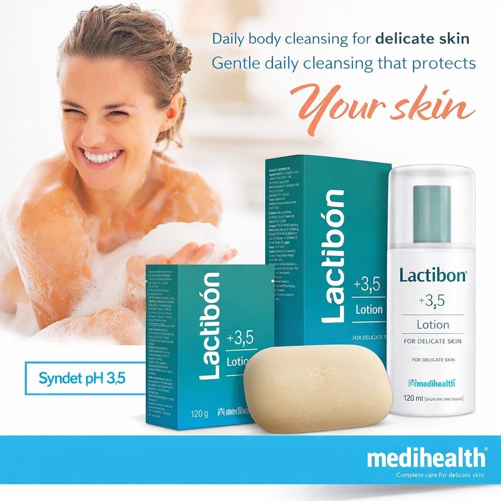 LACTIBON PH3,5 Skin Cleaner / For daily use in cleaning delicate skin