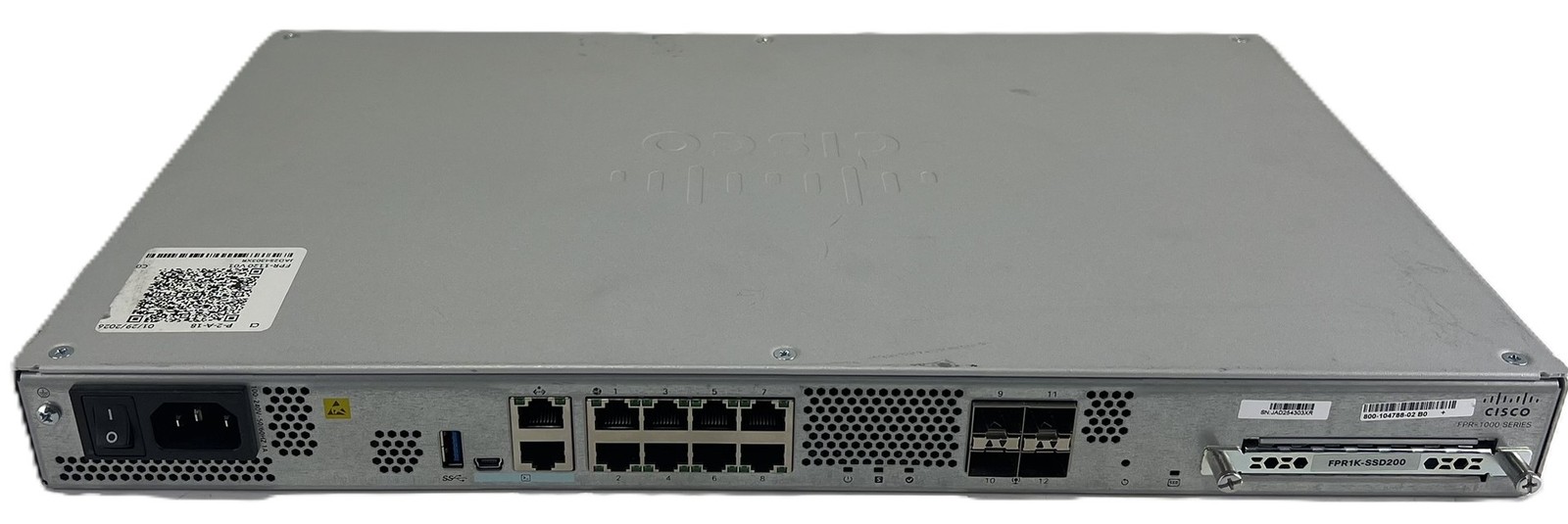 Cisco FPR-1120 V01 Firepower Network Security Firewall w/Power Cable