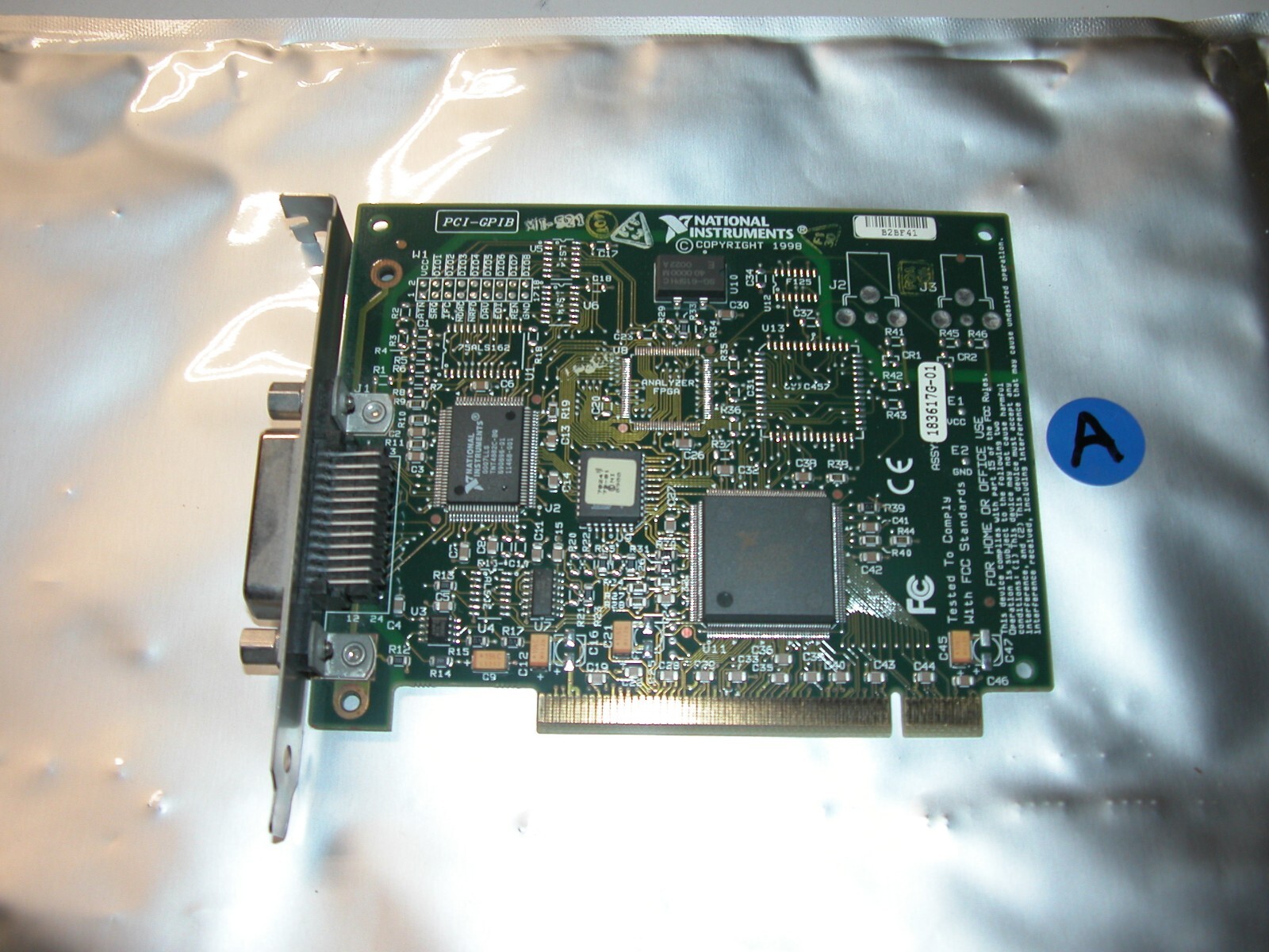 National Instruments PCI-GPIB 183617G-01 Interface Card
