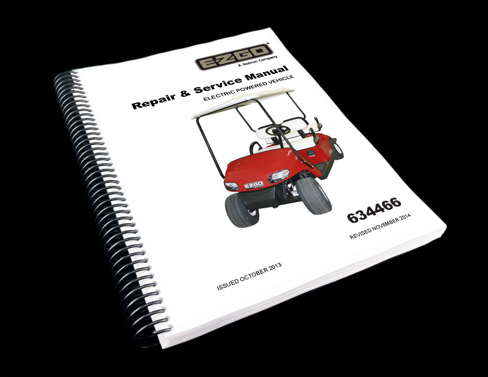 2014 2015 EZ GO Electric Golf Cart Workshop Service Manual: 194 Pages