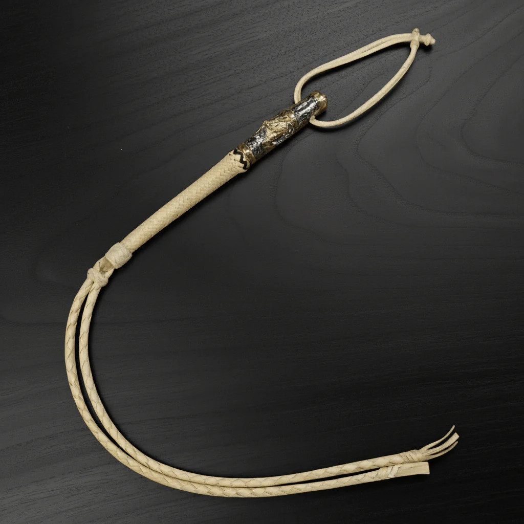 Fino Ferrul Caballo Leather Quirt Cuarta De Charro
