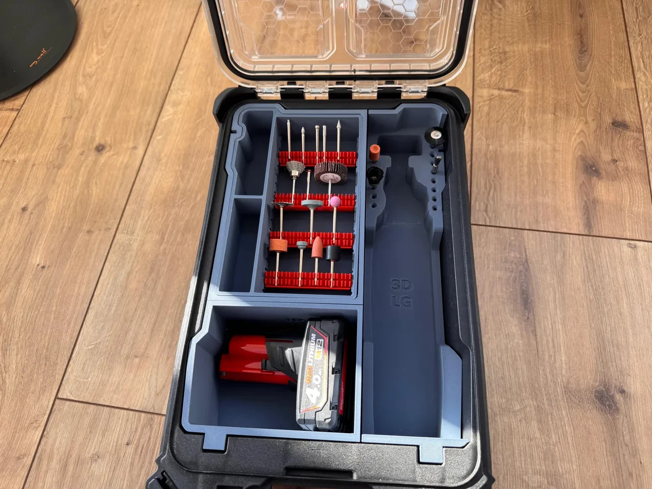 Milwaukee M12 Brushless Rotary Tool Packout insert (No Tool)
