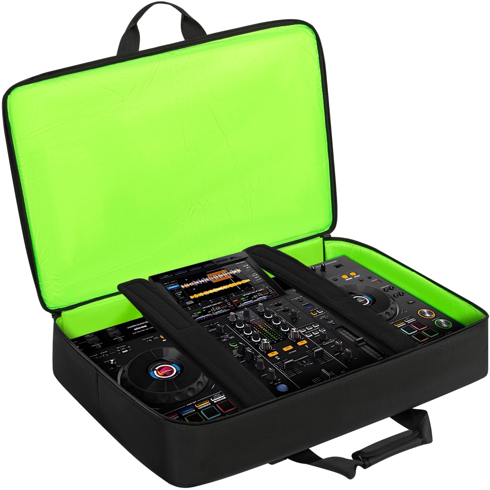 Padded DJ Controller Storage Bag Case for XDJ-RX2, RX3, DDJ-REV5, REV7, Denon Pr