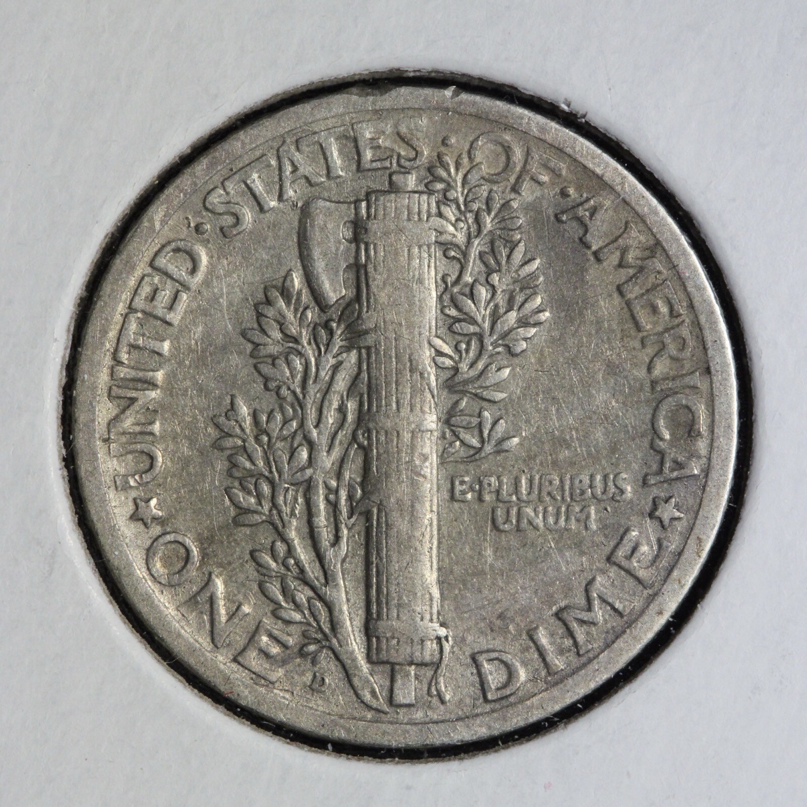 1926-D Mercury Silver Dime VF E232 YAM