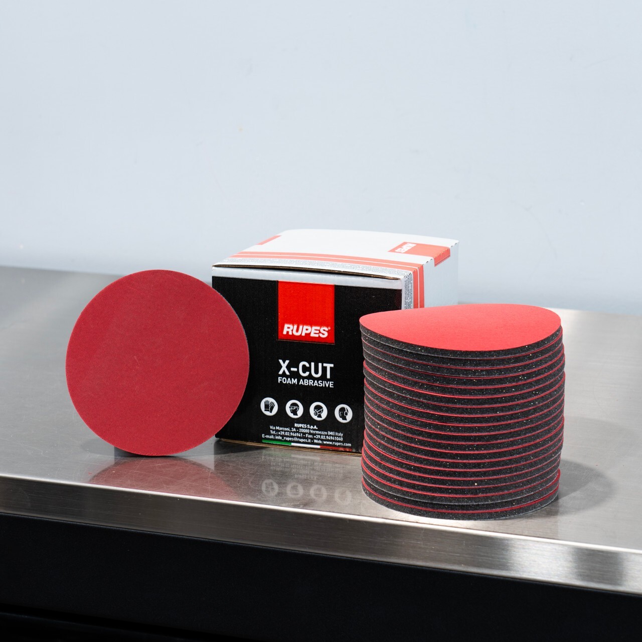 RUPES X-Cut Foam Backed Abrasive Discs 5" | P3000 Grit | 20 Pack