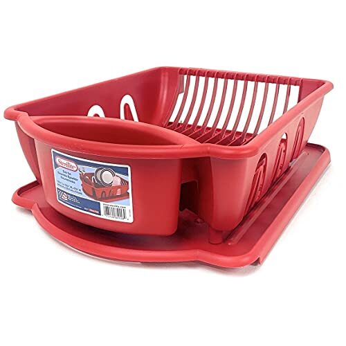 Sterlite 2pc Ultra Sink Set, One Size,  Red