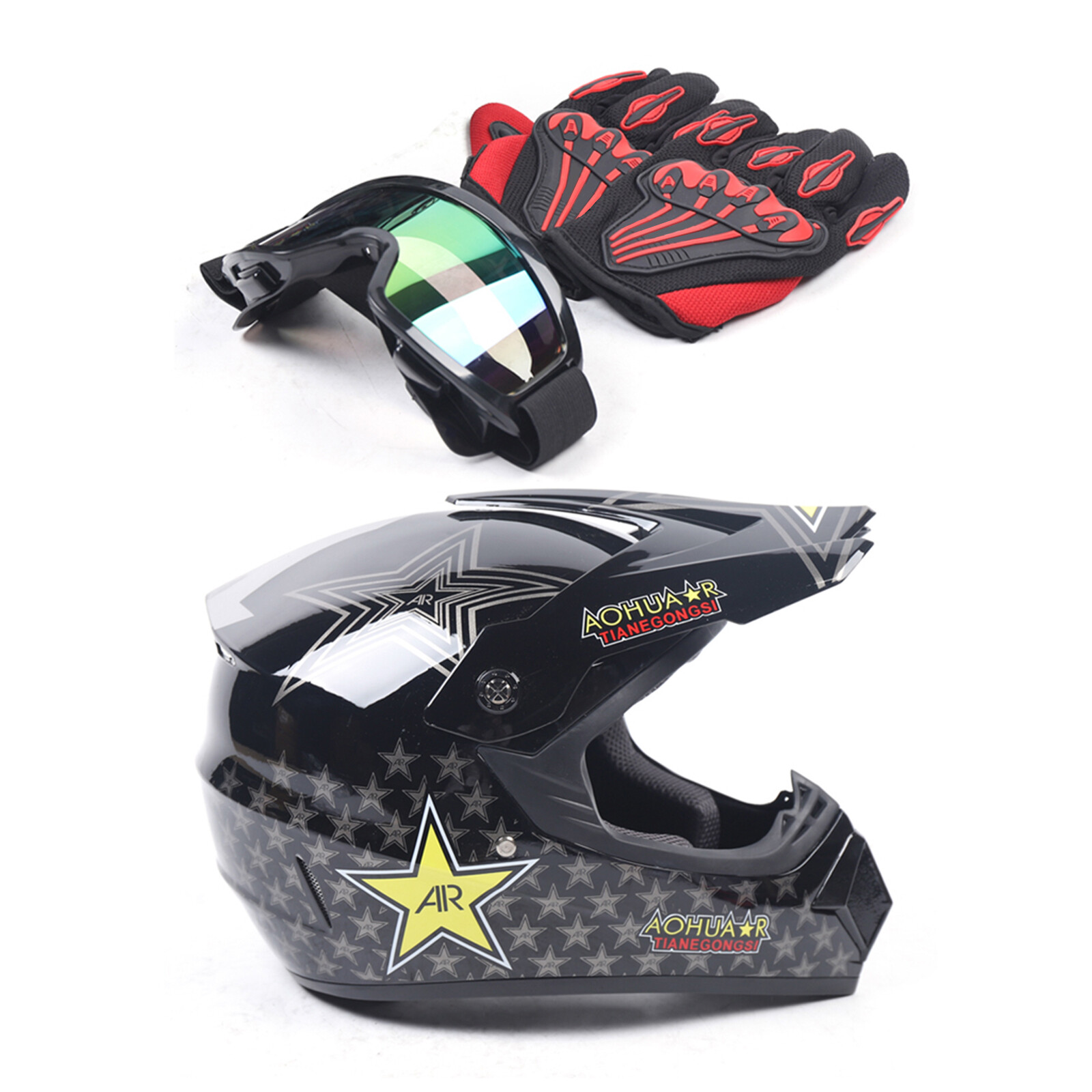 Motorcycle Dirt Bike Motocross Off-Road Helmets, Unisex, Adult Racing Helmet