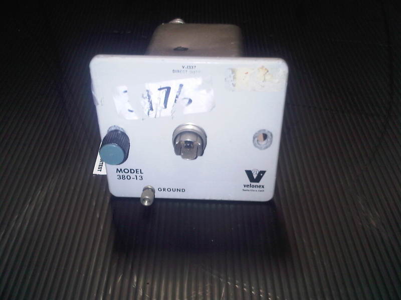 VELONEX 380-13 V-1264 Generator Output Plug-In Module 50ohm 500V