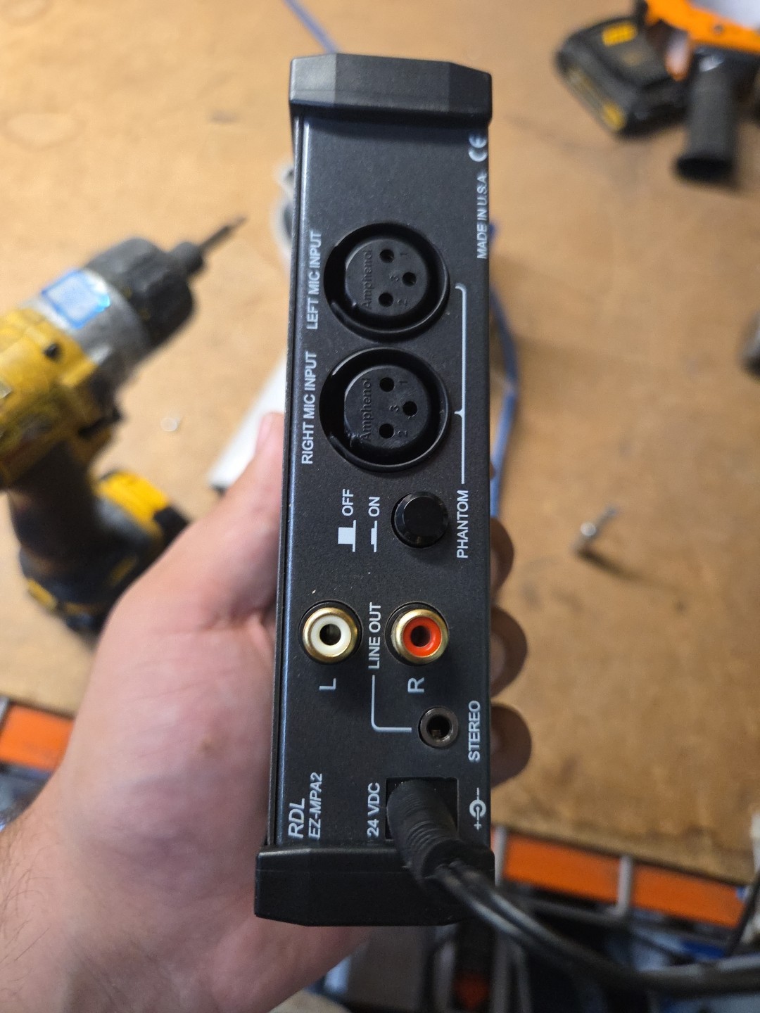 Microphone Preamp Dual Channel - RDL Ex-mpa2