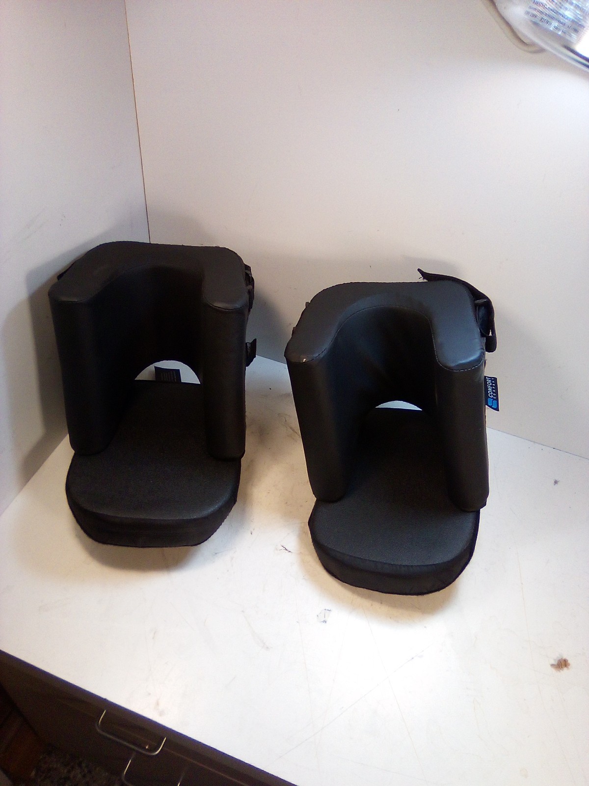 Comfort Company Wheelchair Padded Footrest Boots Set of 2 6972-CV TS1