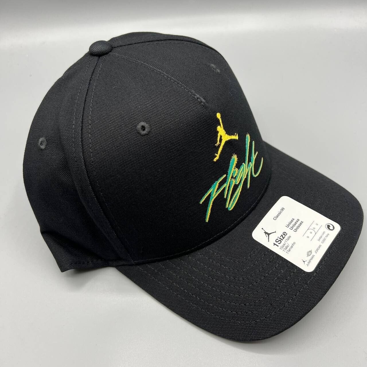Air Jordan Flight Hat Men Black Classic 99 Jumpman Snap Back Cap New