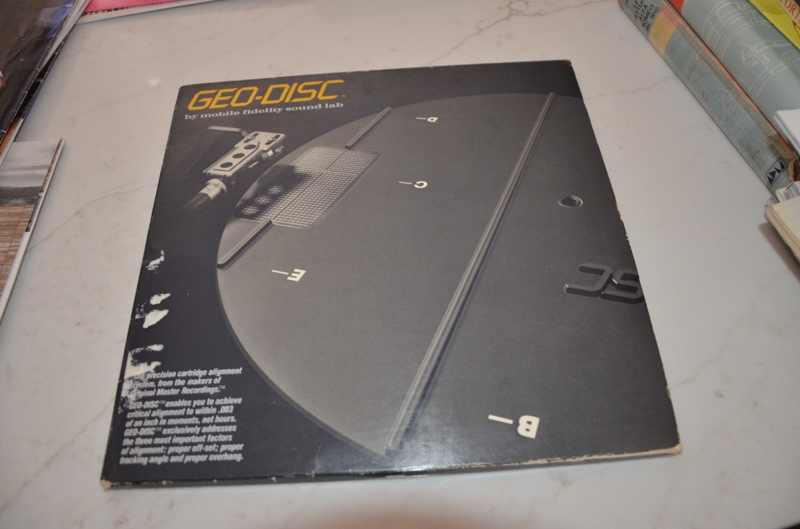 MFSL Geo-Disc Mobile Fidelity Sound Lab 1981 -Phono Cartridge Alignment Tool