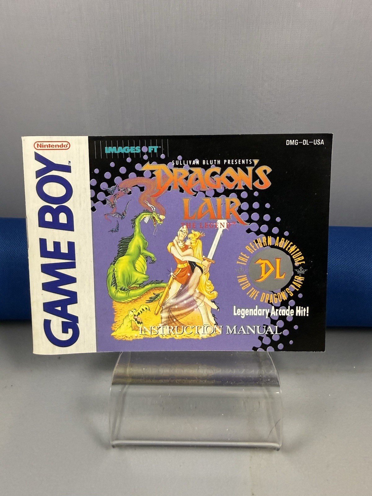 Original Gameboy Sullivan Sluths Dragon's Lair Instruction Manual Only Authentic