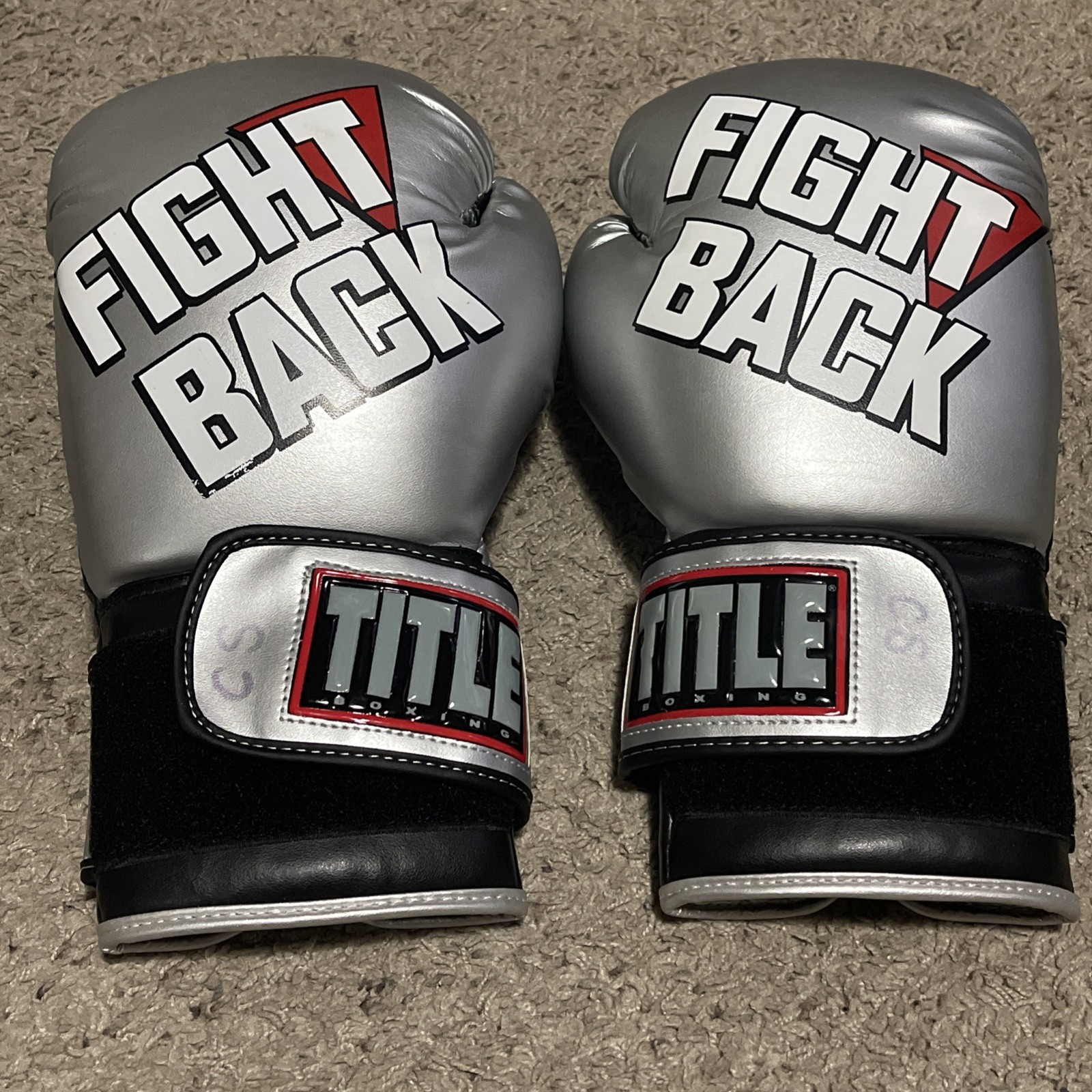 Title Boxing Gel World Bag Gloves - Black/ Gray/Red Large