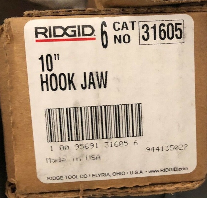 Ridgid 31605 10" Hook Jaw