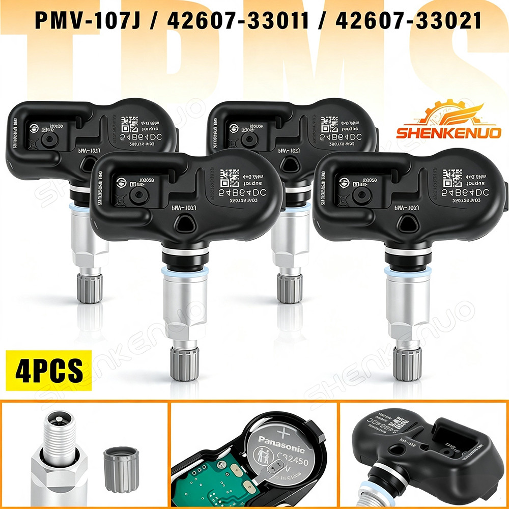 4X TPMS Tire Pressure Sensor For 2012-2016 Toyota Prius V OEM 42607-33011