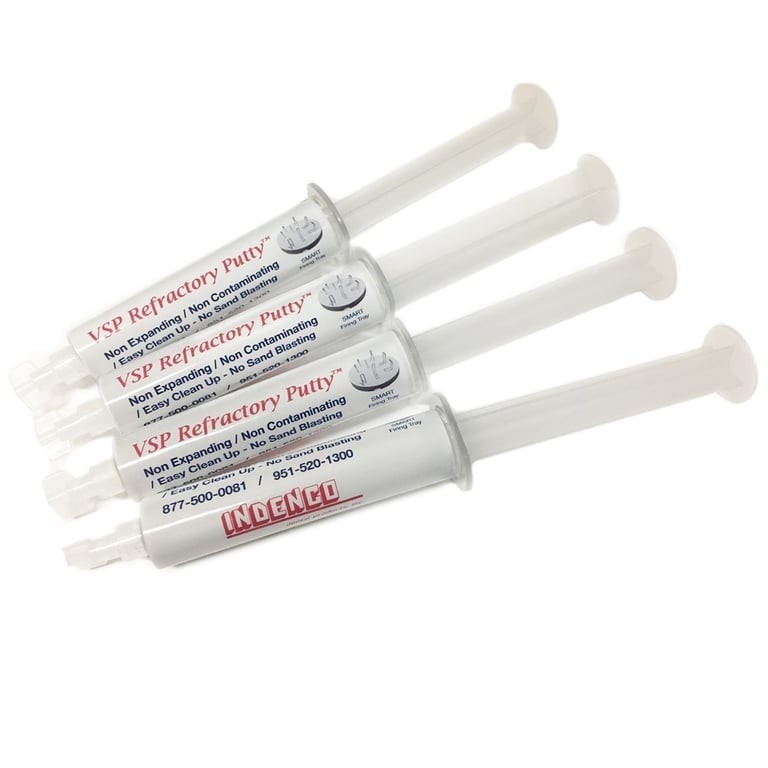 High-Heat Resistant Dental Refractory Putty Pack 4 x 12g Cartridges -  SPVSP