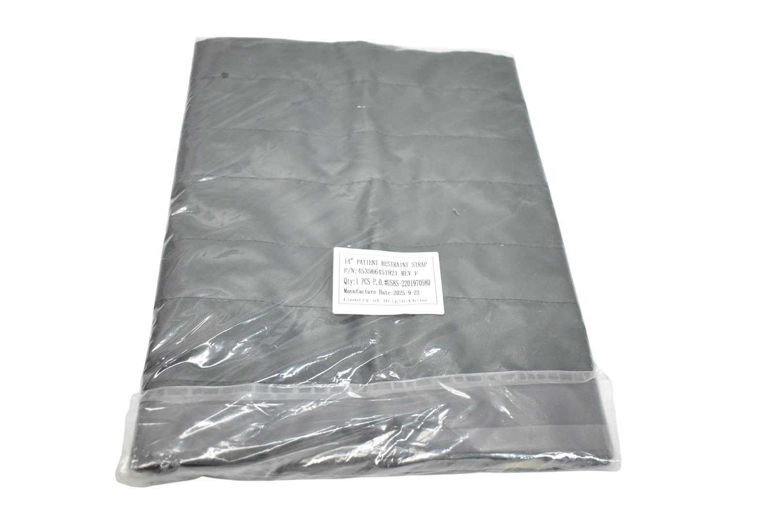 14" Patient Restraint Strap P/N 453566451921 Medical Safety Belt New Sealed