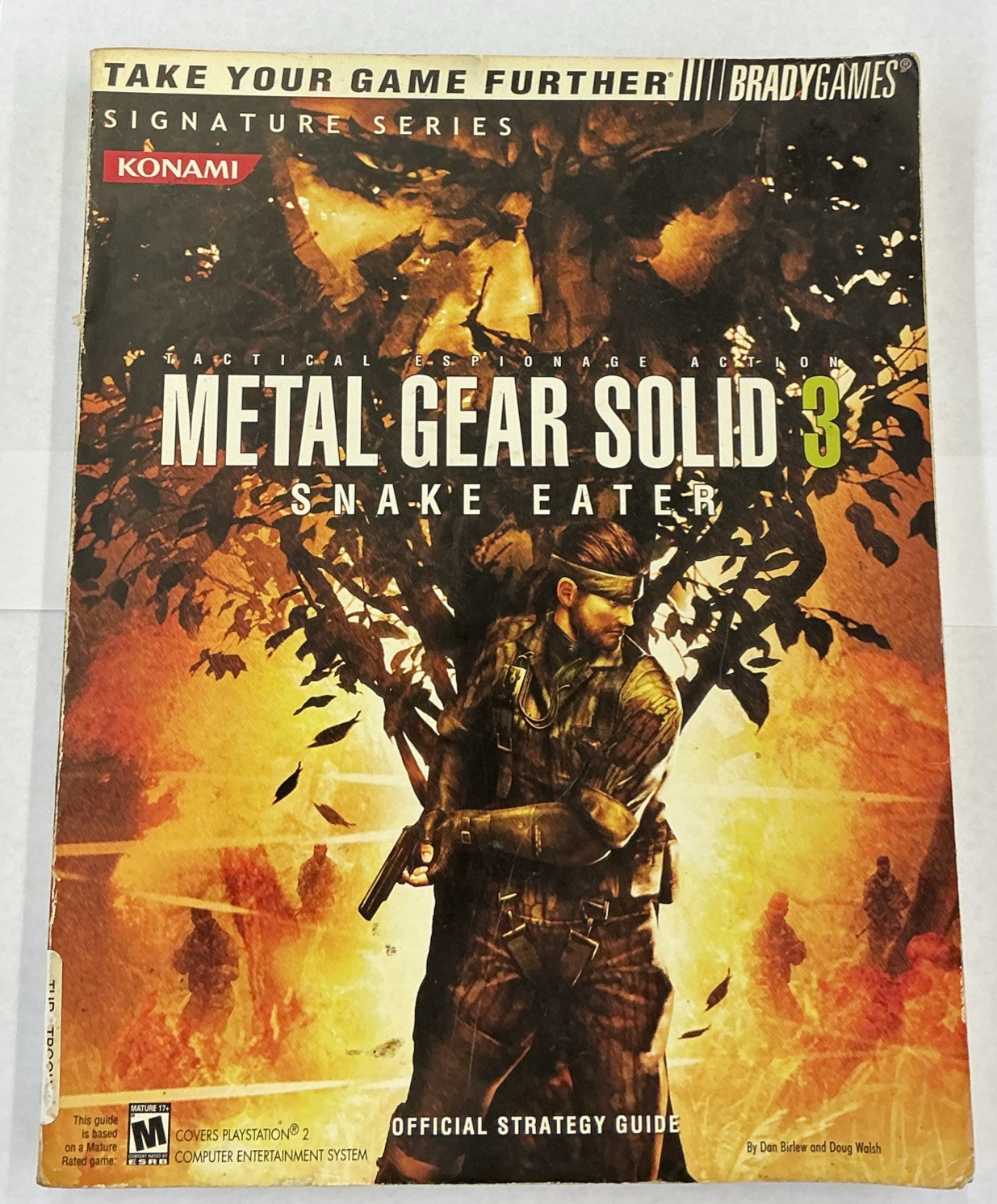Metal Gear Solid 3 Snake Eater BradyGames Stategy Guide Includes Poster --S2G--