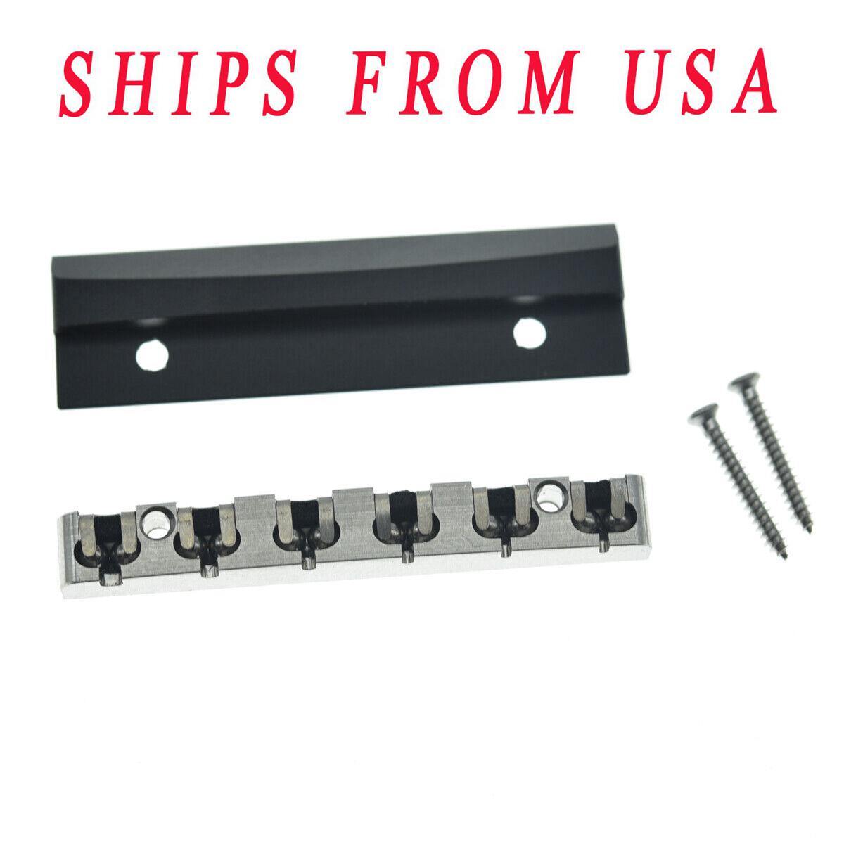 Stainless Steel 43mm LSR Style Guitar Roller Nut fits Strat/Stratocaster