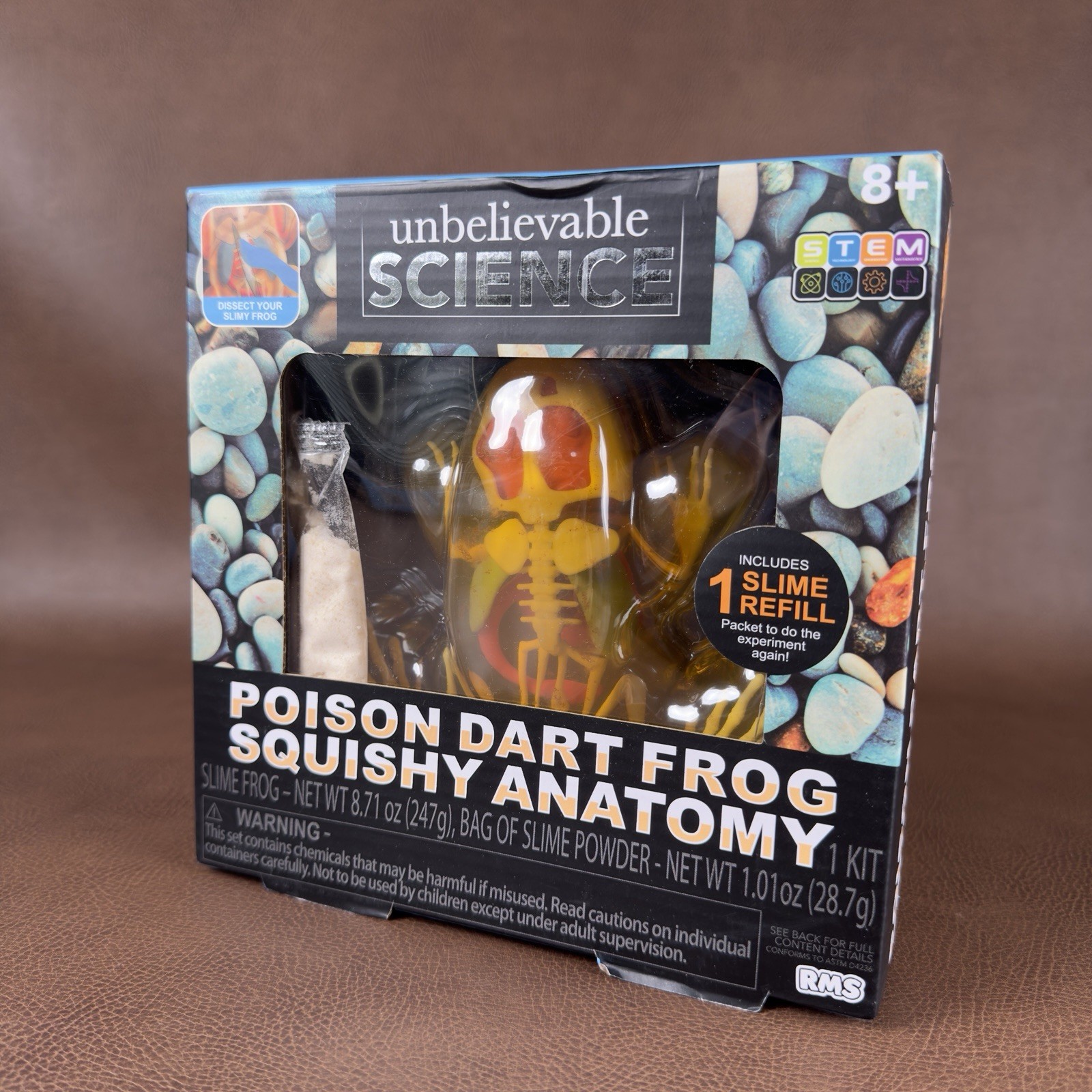 Unbelievable Science Poison Dart Frog Squishy Anatomy Dissecting Kit Educational