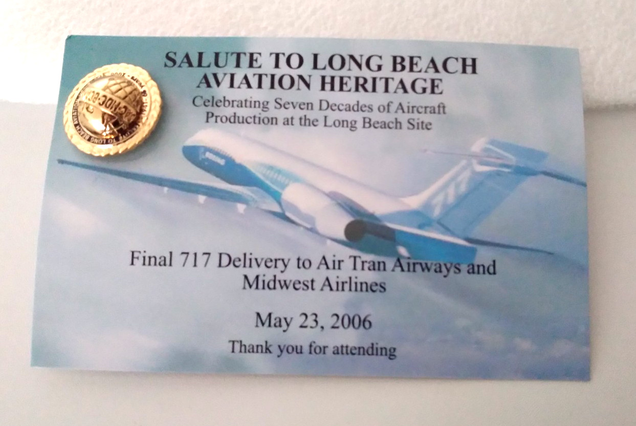 2006 Salute To Long Beach CA Aviation Heritage 1941-2006 Commemorative Pin 65yrs