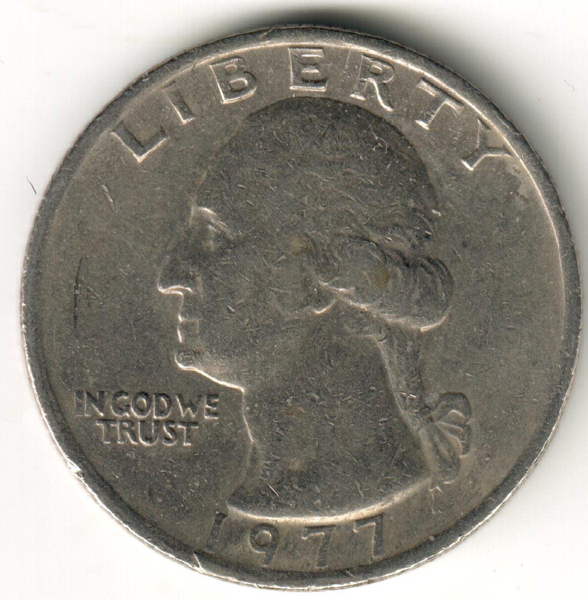 USA - 1977P - Heraldic Eagle Washington ¼ $